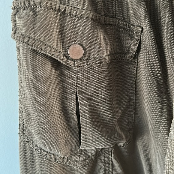 cream Utility Style Vest / Dress - Picture 7 of 15